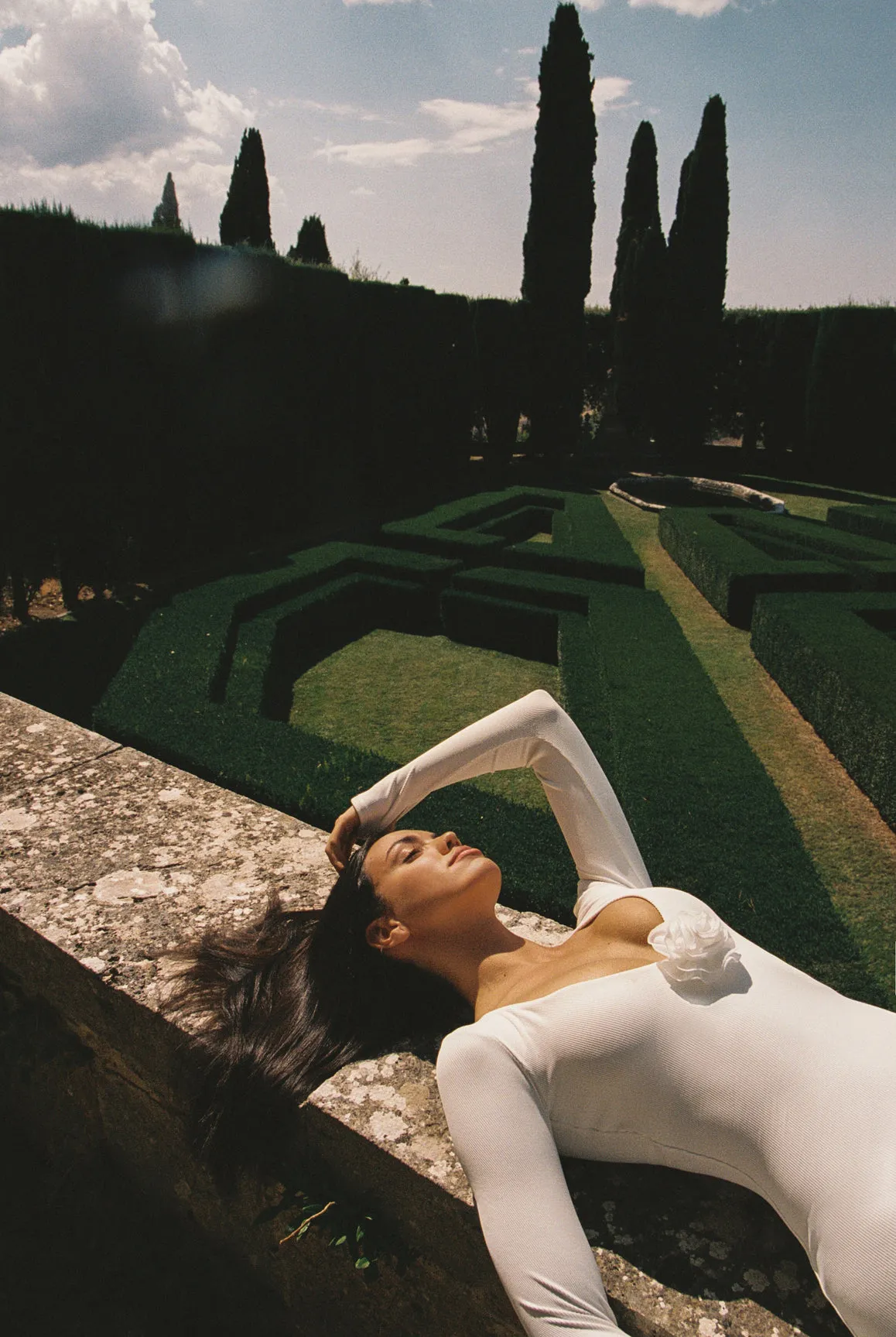 Floral V-Neck Long-Sleeve Dress sold by WISKII Active product image thumbnail 4