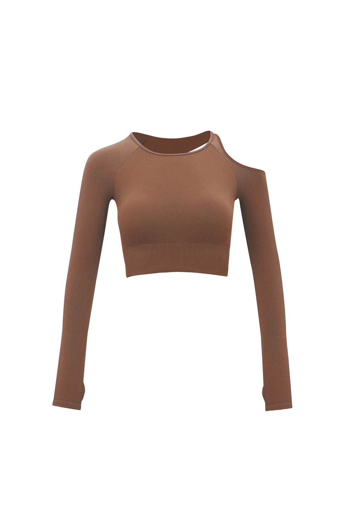 Seamless Open Back Crop Top sold by WISKII Active