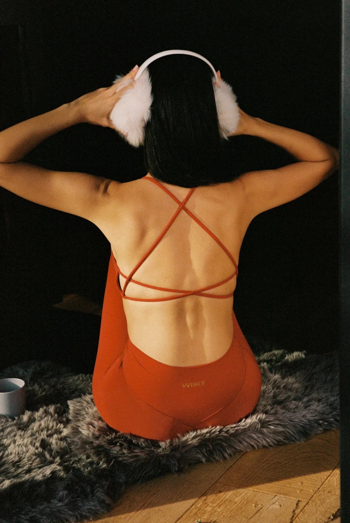 Minimal Crossback Bra sold by WISKII Active