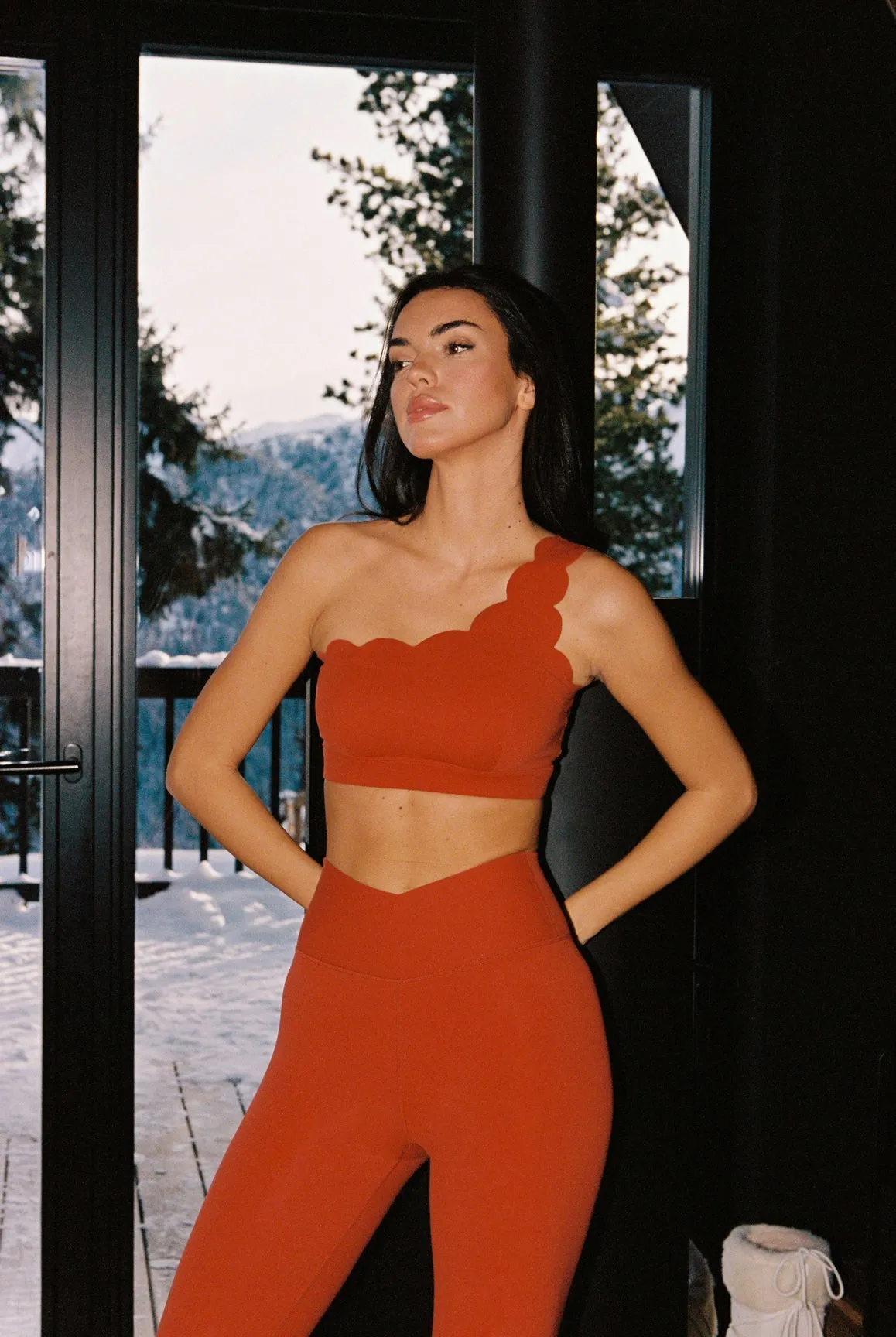 Dynamic One Shoulder Sports Bra sold by WISKII Active