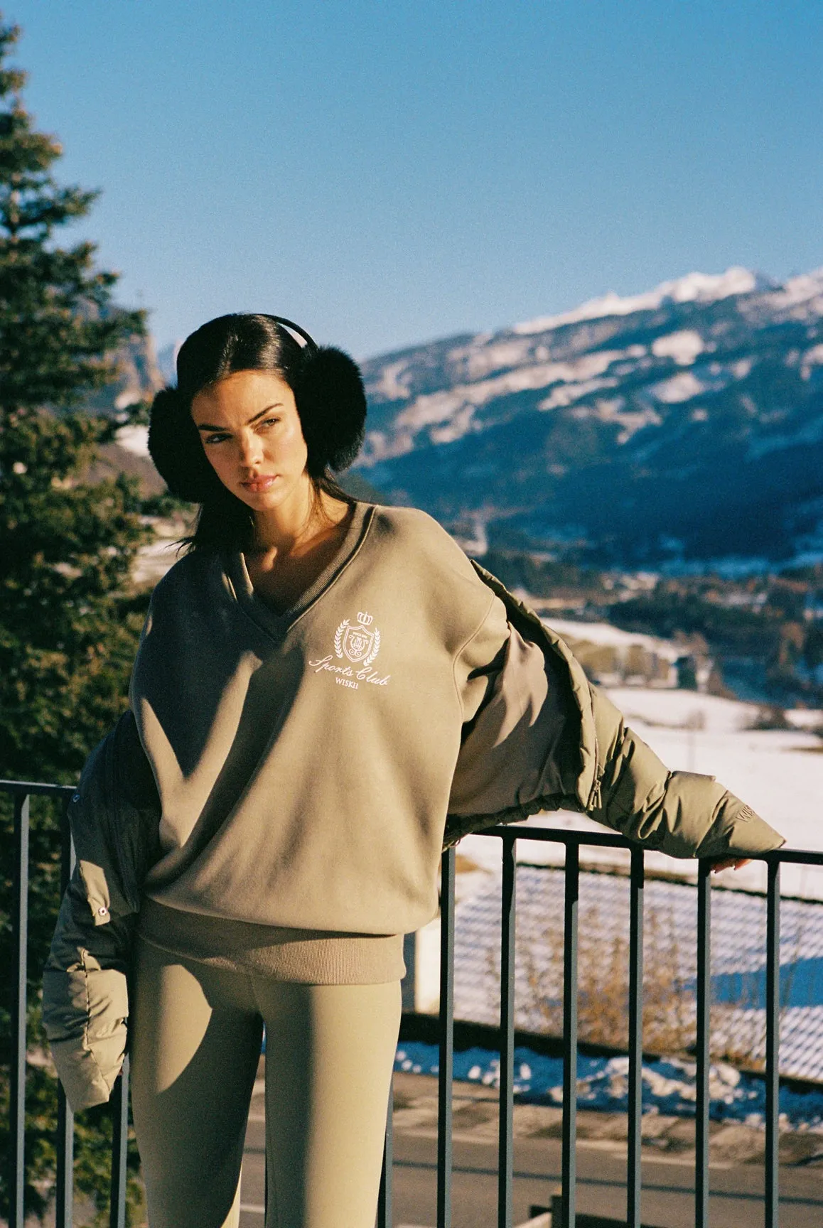 Retro Warm V-Neck Sweatshirt sold by WISKII Active