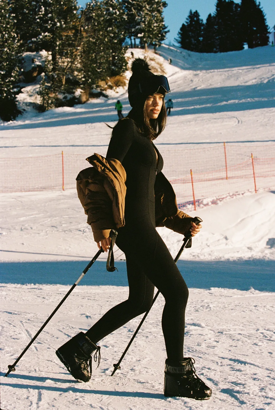 Long Sleeve Half-Zip Full Length Jumpsuit sold by WISKII Active product image thumbnail 5