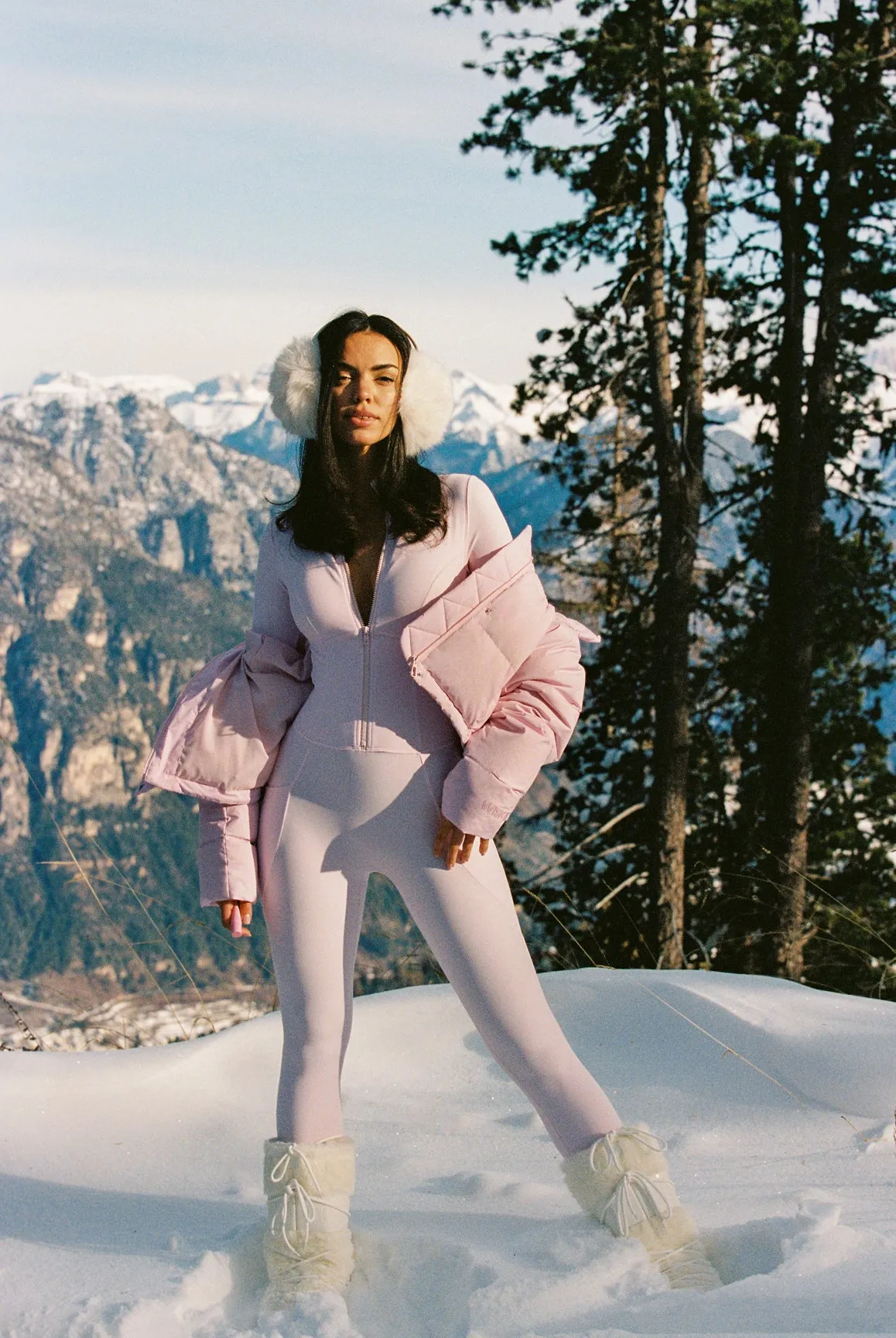 Long Sleeve Half-Zip Full Length Unitard sold by WISKII Active product image thumbnail 3