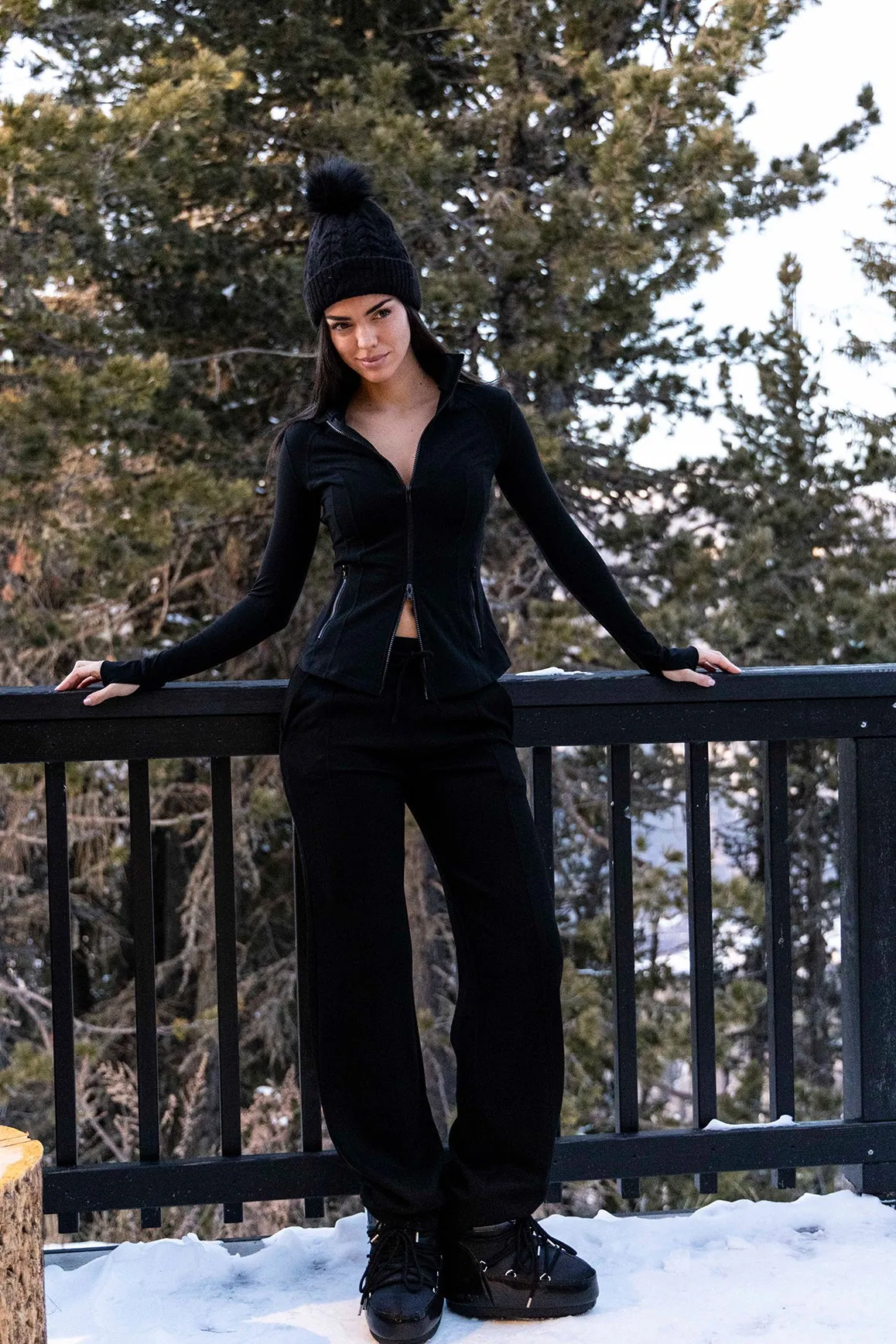 Double Zip Slim Fit Active Jacket sold by WISKII Active product image thumbnail 2