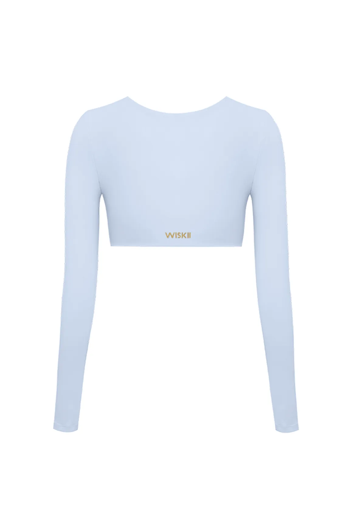Twist-Front Long Sleeve Crop Top sold by WISKII Active product image thumbnail 2