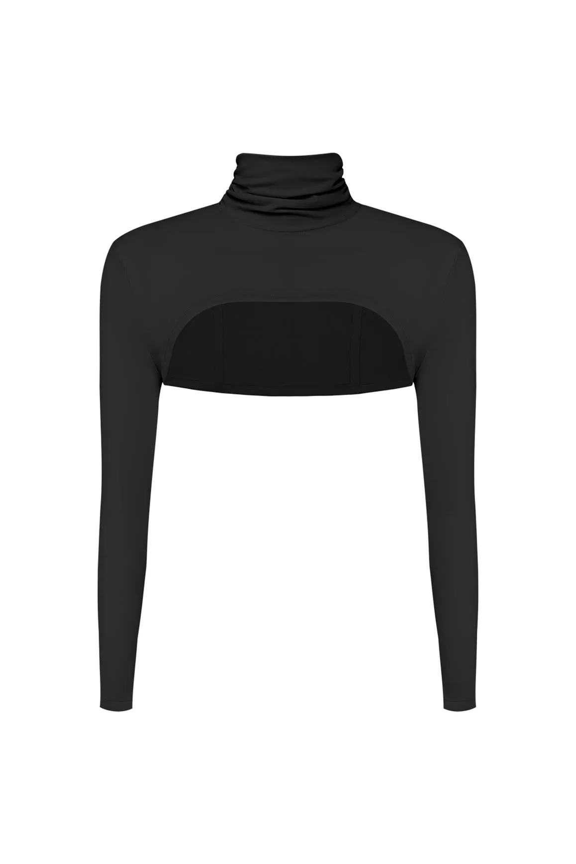 Long Sleeve High Neck Layering Top sold by WISKII Active
