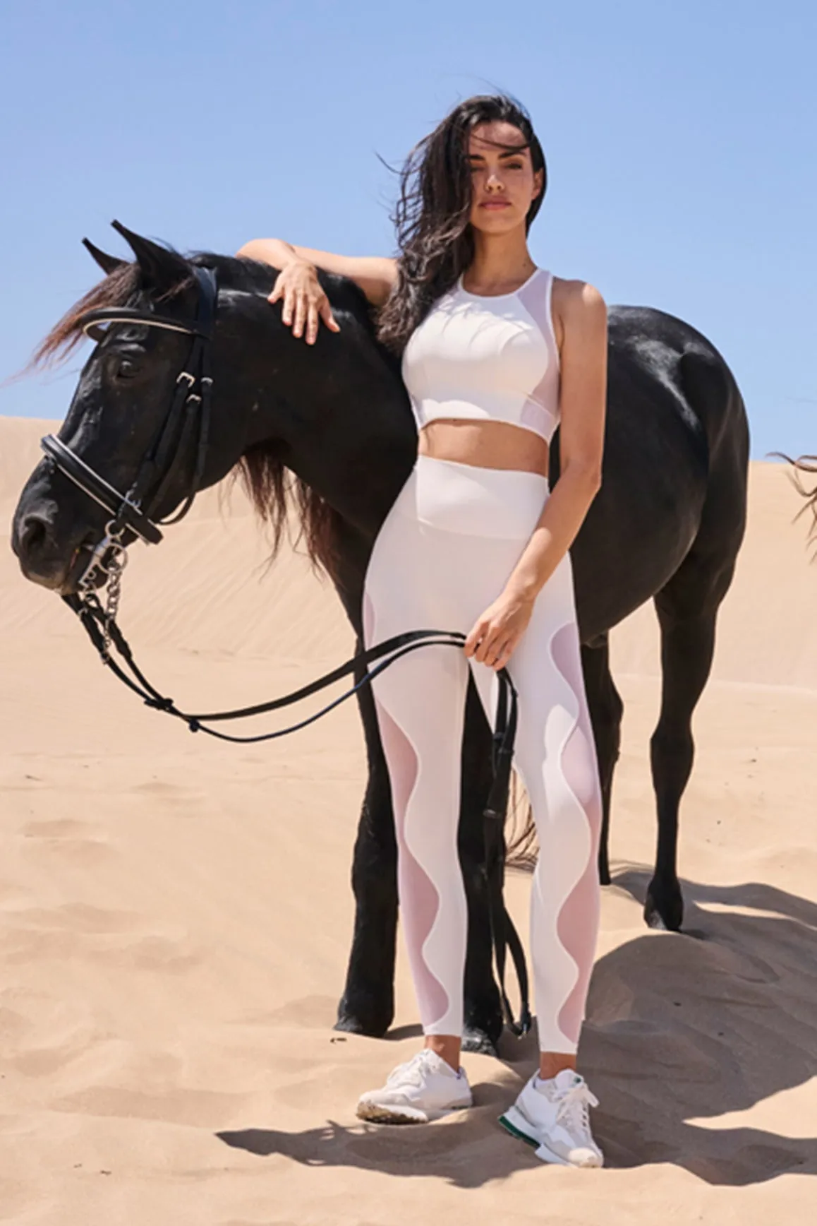 Mesh Racerback Sports Bra sold by WISKII Active product image thumbnail 5