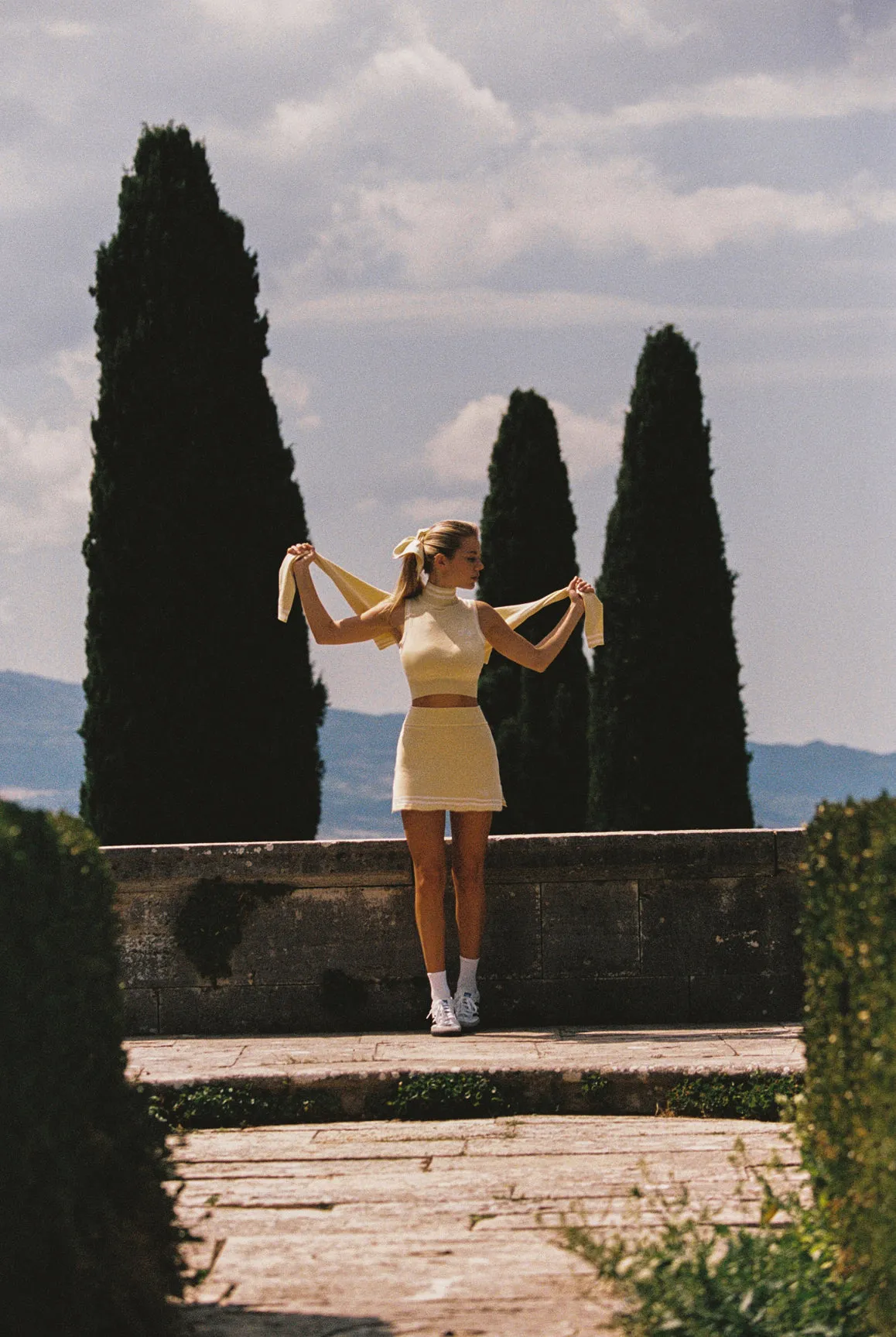 Mirto Knit Mini Skirt sold by WISKII Active product image thumbnail 4