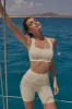 Cross Back Sports Bra sold by WISKII Active