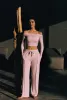 High-waist Lounge Wide-leg Pant sold by WISKII Active