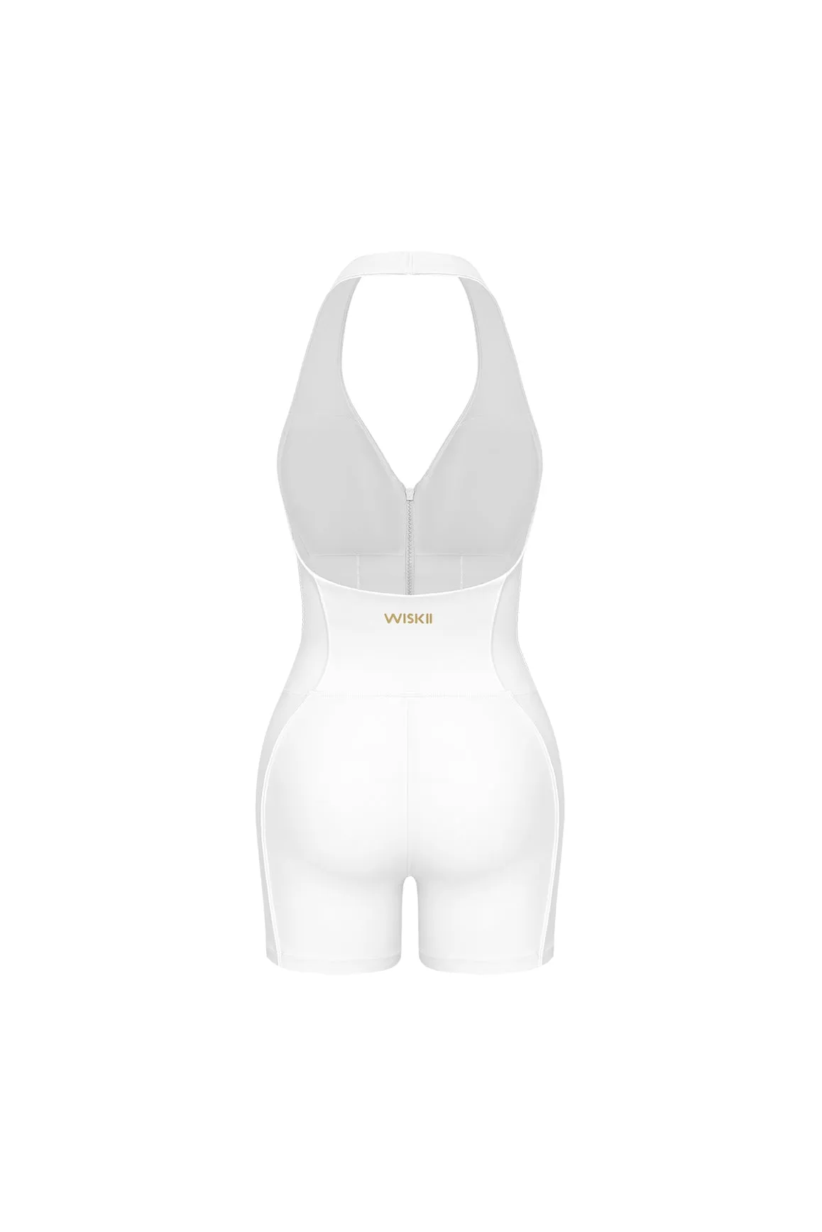 Riviera Hourglass Zip Front Romper sold by WISKII Active product image thumbnail 3