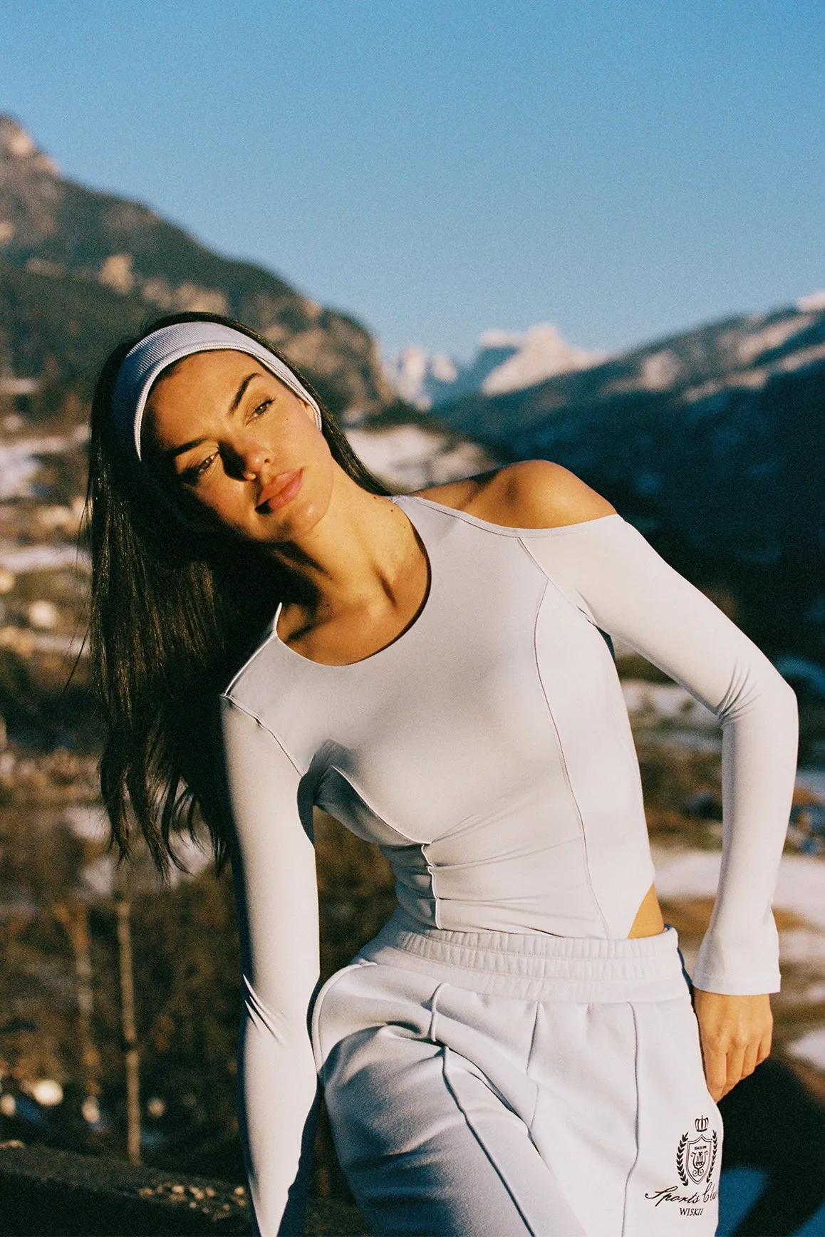 Long Sleeve Arc Cutout Back Bodysuit sold by WISKII Active product image thumbnail 3