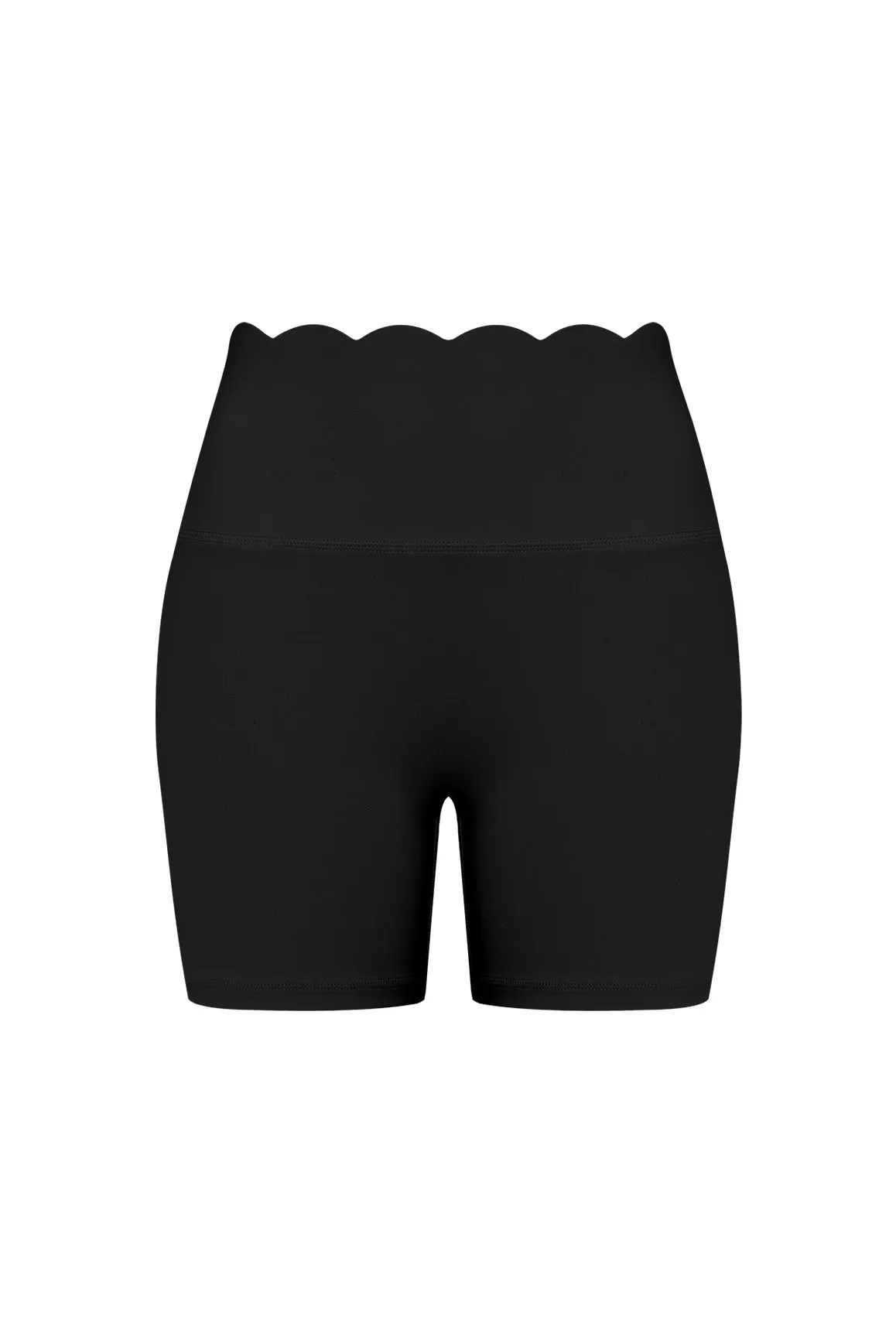 High-Waist Scallop Scrunch Short sold by WISKII Active product image thumbnail 3