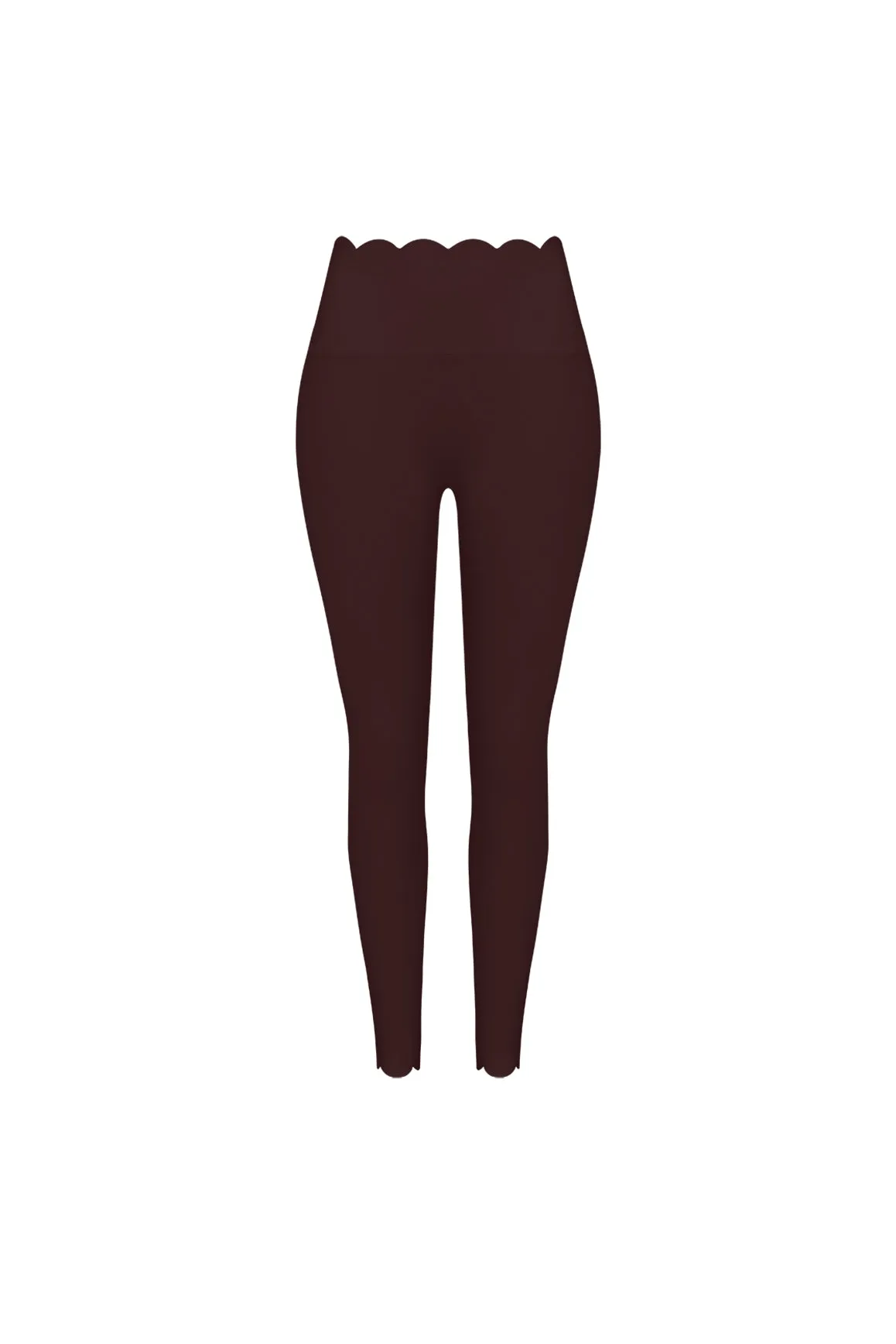 High-Waist Scallop Scrunch Legging sold by WISKII Active product image thumbnail 3