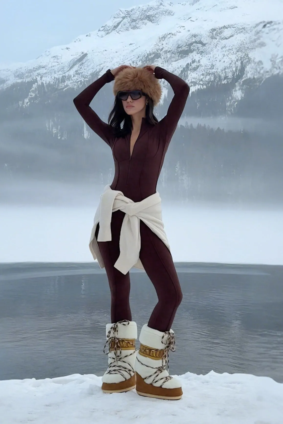 Solace Tailored Zip Catsuit sold by WISKII Active product image thumbnail 3