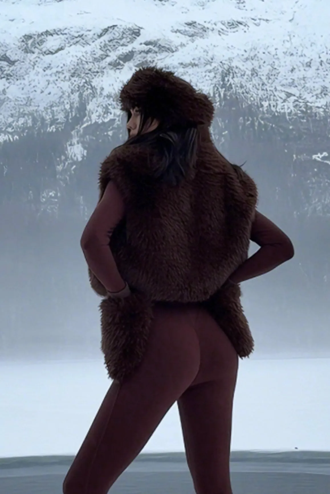 Alpine Cloud Faux Fur Vest sold by WISKII Active product image thumbnail 2