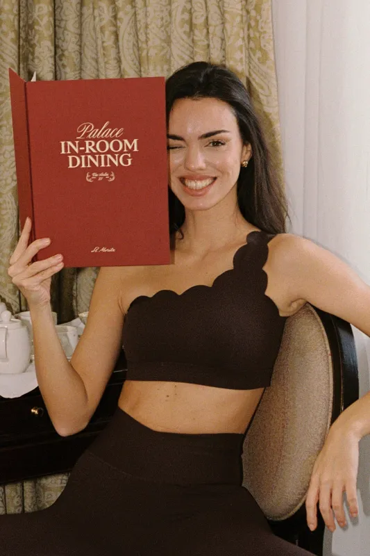 Dynamic One Shoulder Sports Bra sold by WISKII Active