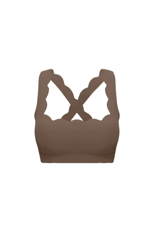 Cross Back Sports Bra sold by WISKII Active