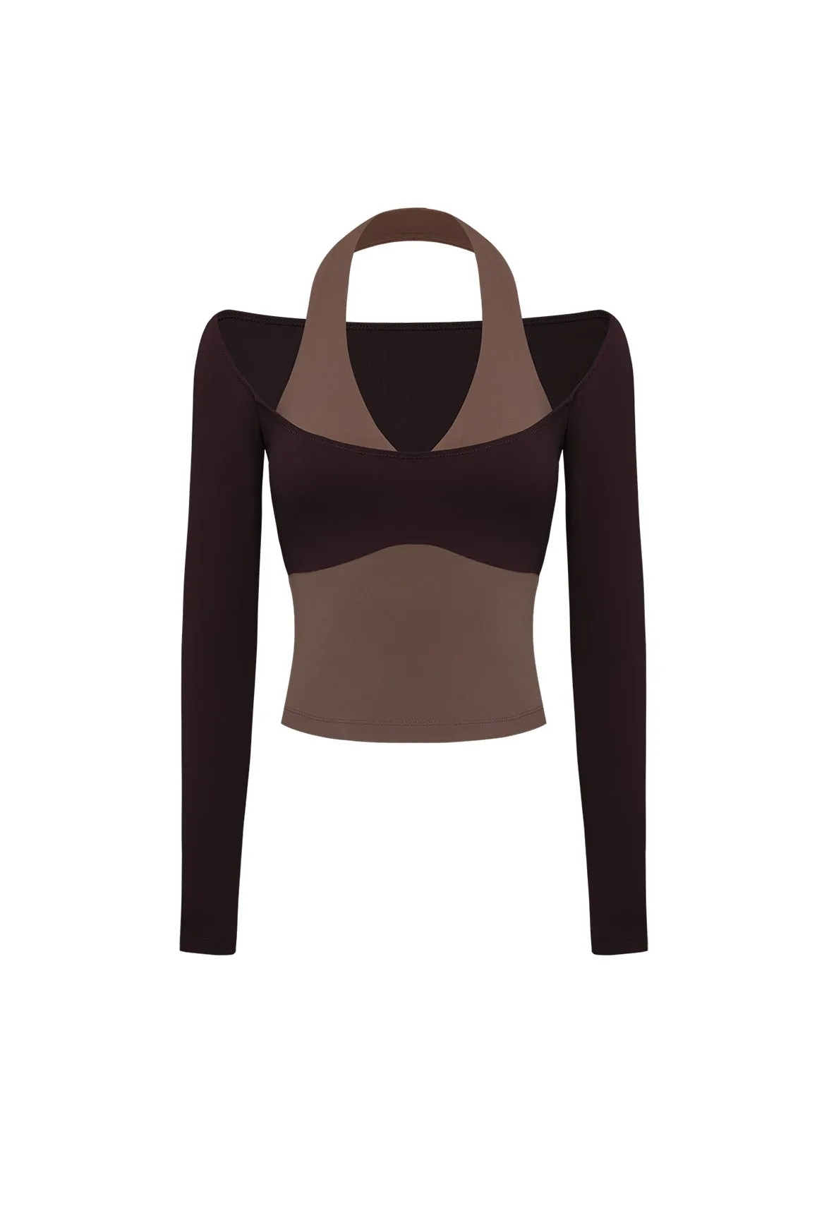 Colorblock One-Piece Long Sleeve Top sold by WISKII Active