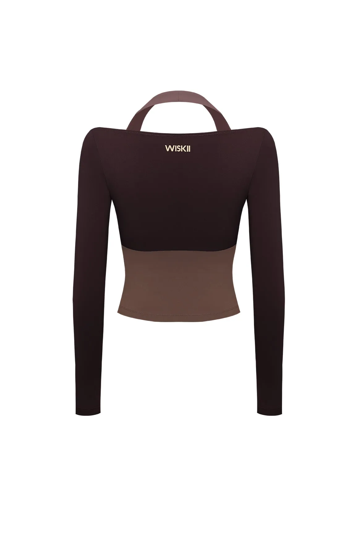 Colorblock One-Piece Long Sleeve Top sold by WISKII Active product image thumbnail 2