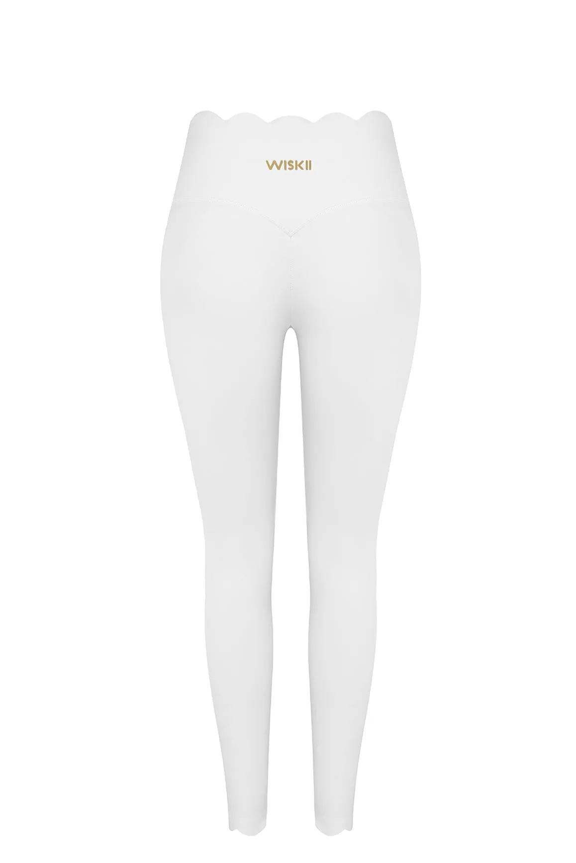 High-Waist Scallop Scrunch Legging sold by WISKII Active product image thumbnail 2