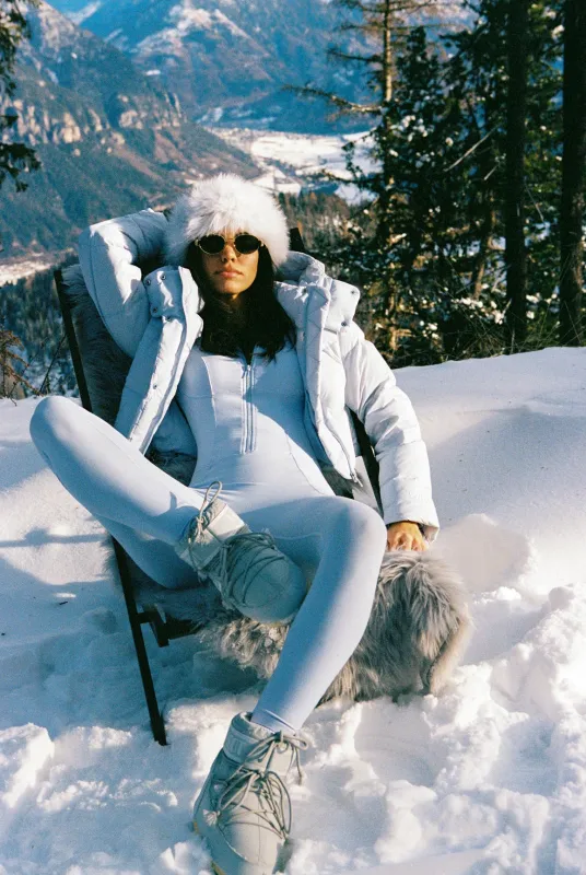 Long Sleeve Half-Zip Full Length Unitard made by WISKII Active