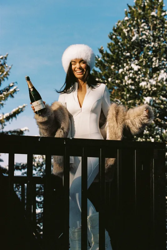 Long Sleeve Half-Zip Full Length Unitard made by WISKII Active