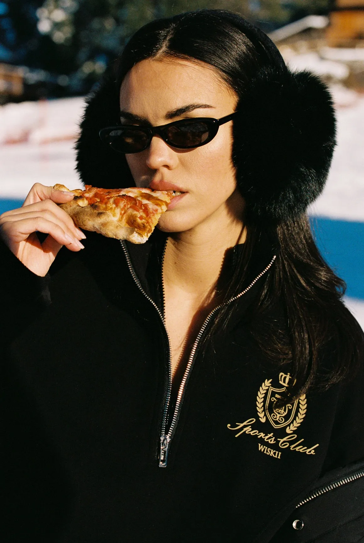 Retro Warm Half-Zip Polo Sweatshirt sold by WISKII Active product image thumbnail 3