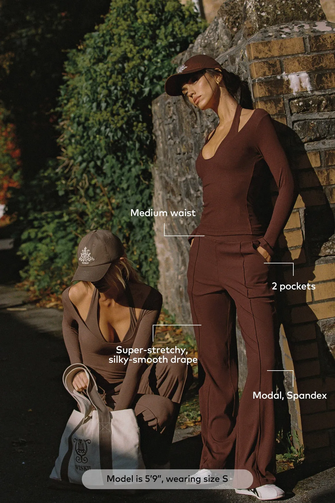 Riviera Wide Leg Pant sold by WISKII Active product image thumbnail 2