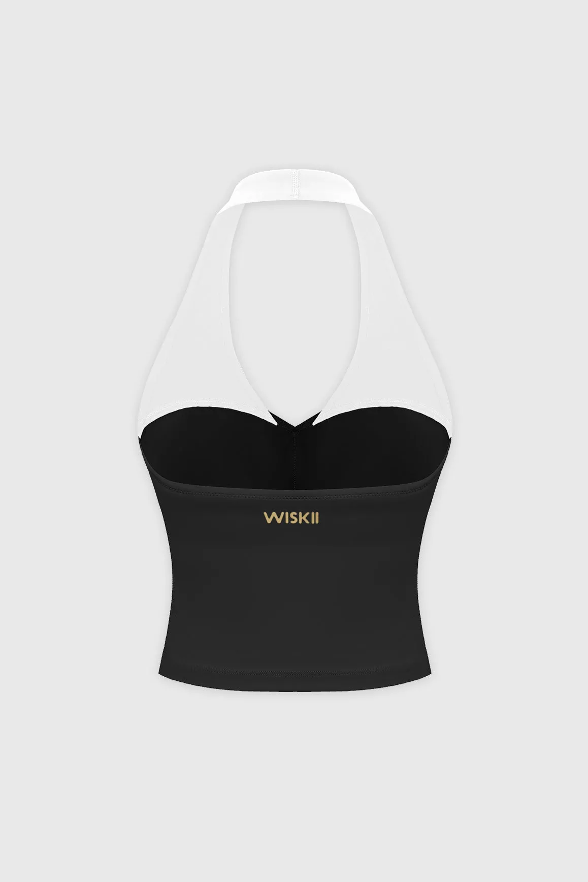 Riviera Contrast Halter Tank sold by WISKII Active product image thumbnail 2