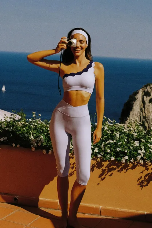V-Waist Scrunch Capri Legging made by WISKII Active