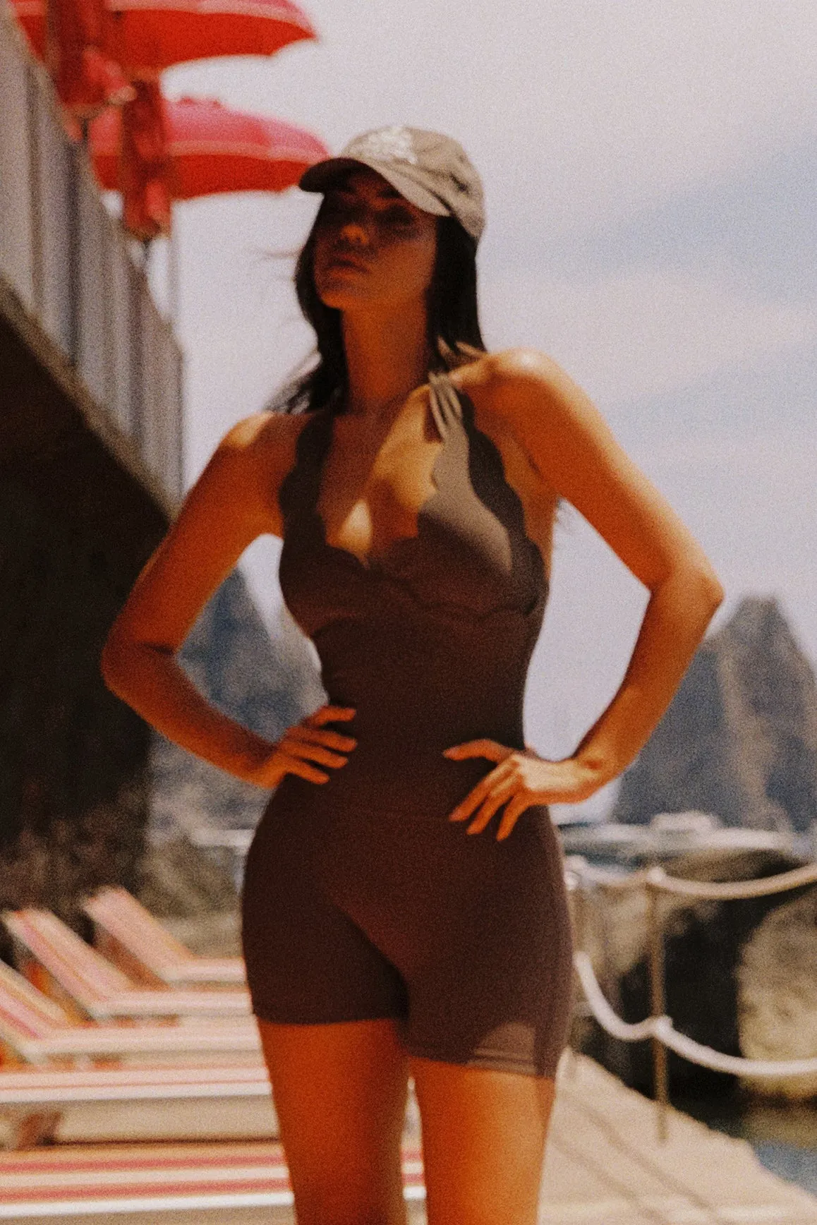 Scallop-Halter Hourglass Playsuit sold by WISKII Active product image thumbnail 5