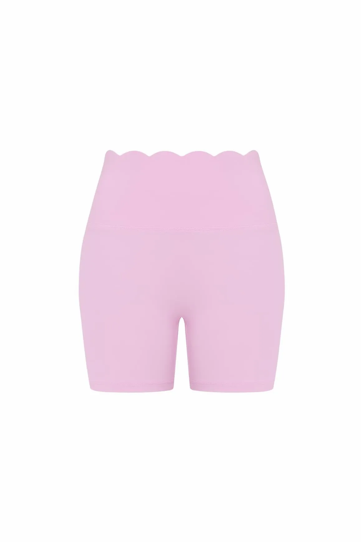High-Waist Scallop Scrunch Short sold by WISKII Active product image thumbnail 3