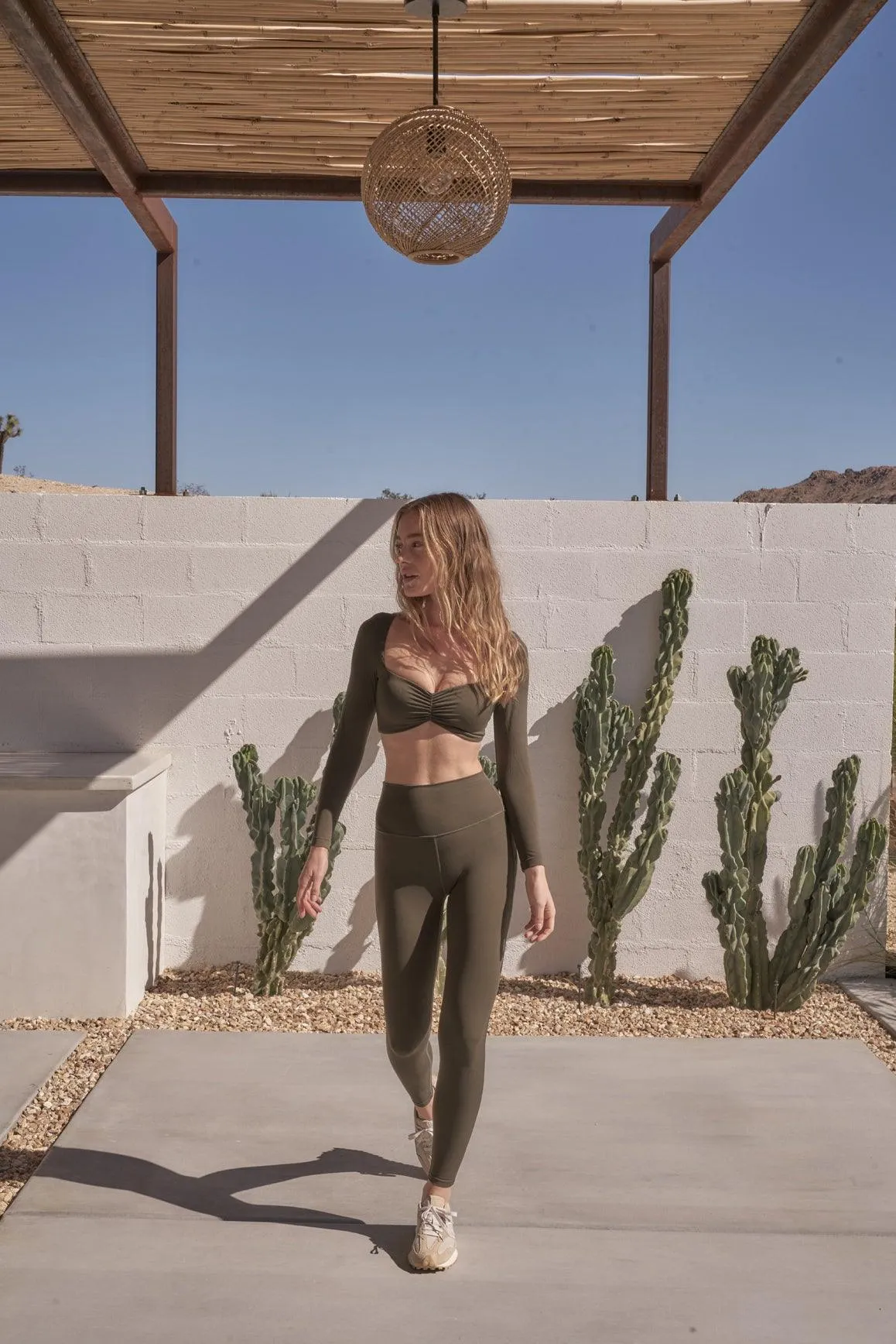 Long Sleeve Ruched Bra sold by WISKII Active product image thumbnail 3