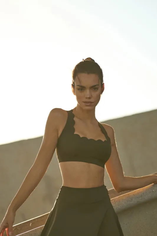 Cross Back Sports Bra sold by WISKII Active