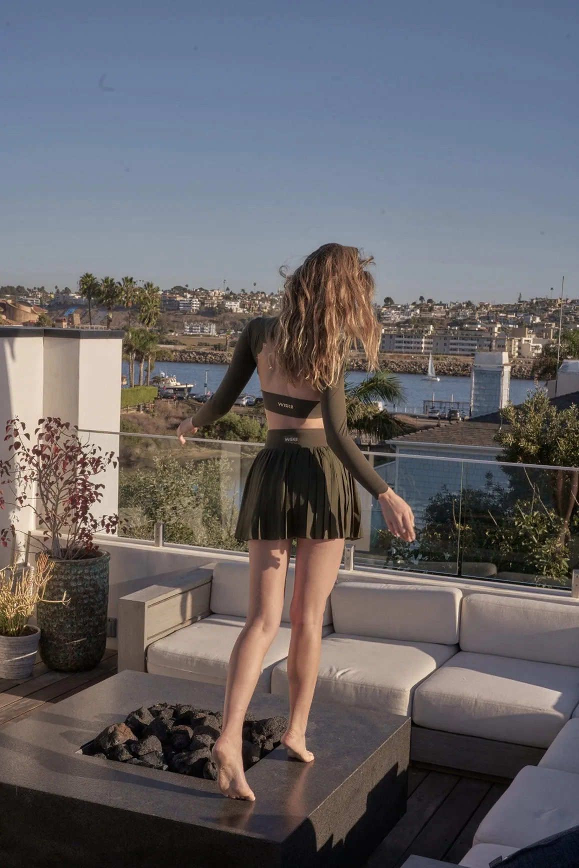 WISKII Pleated Skirt sold by WISKII Active product image thumbnail 3