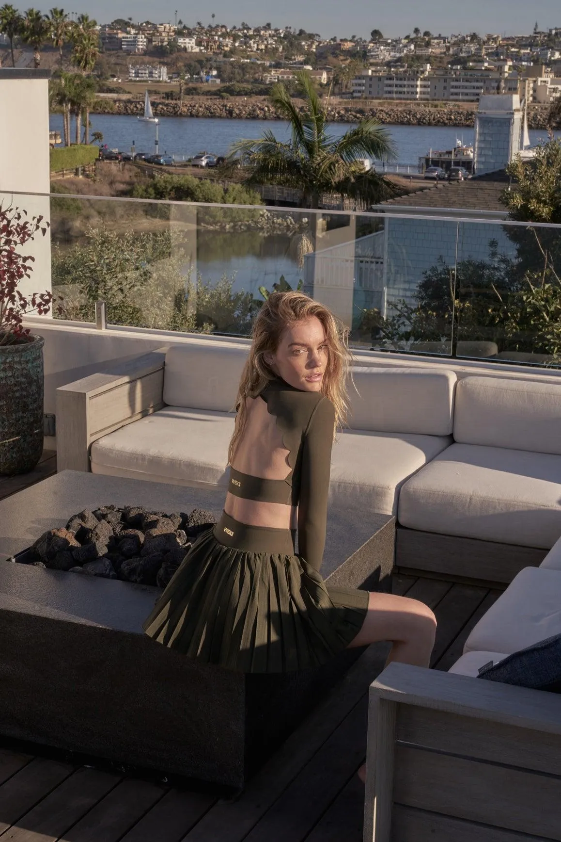 WISKII Pleated Skirt sold by WISKII Active product image thumbnail 4