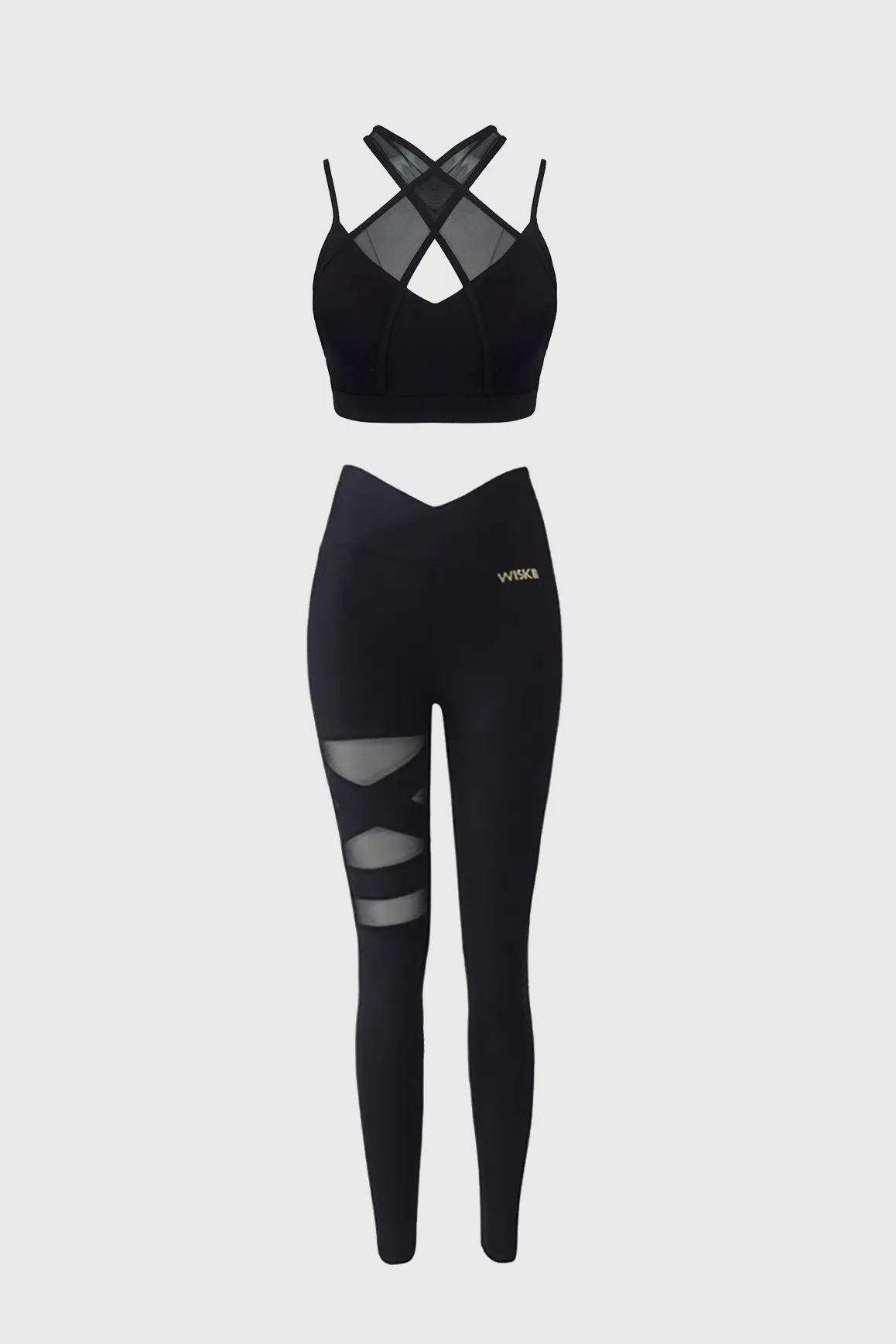 Victory Sports Bra + Mesh Legging sold by WISKII Active