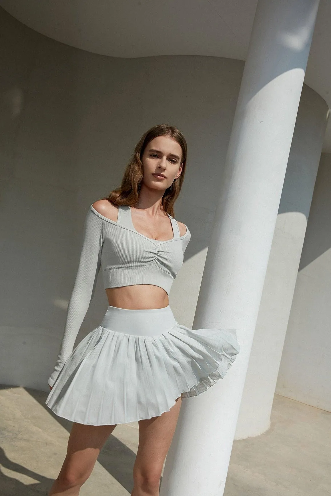 WISKII Pleated Skirt sold by WISKII Active product image thumbnail 4