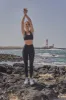 V-waist Laser Cut Sports Legging sold by WISKII Active