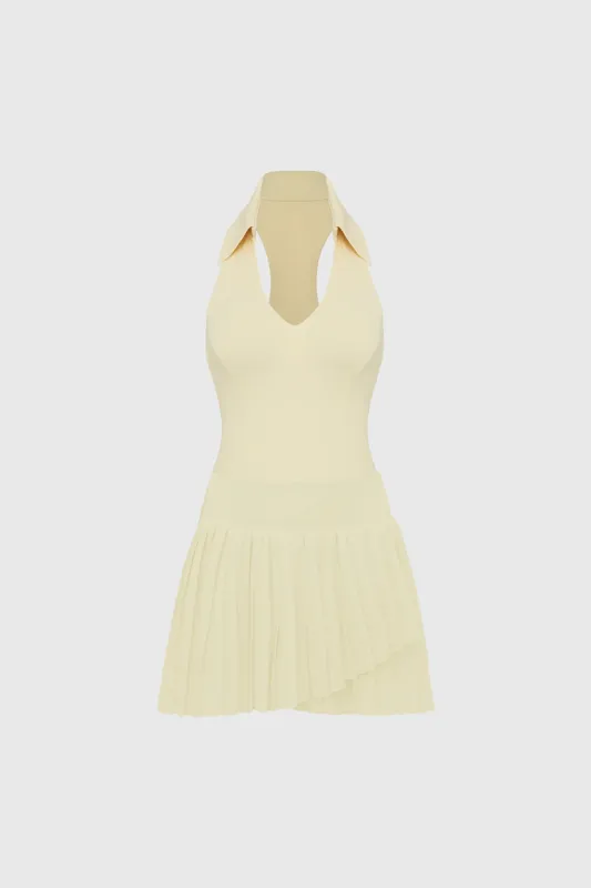 Sleeveless Polo Tank Top + WISKII Pleated Skirts sold by WISKII Active