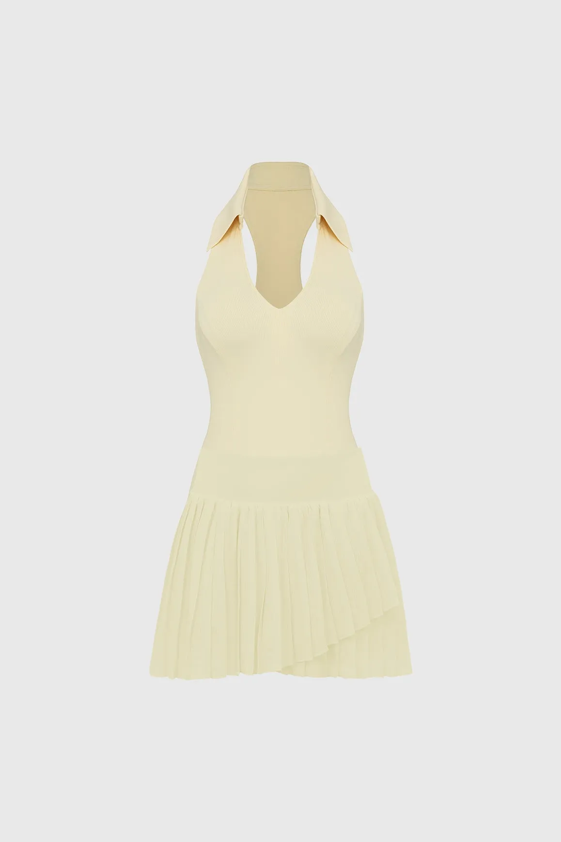 Sleeveless Polo Tank Top + WISKII Pleated Skirts sold by WISKII Active