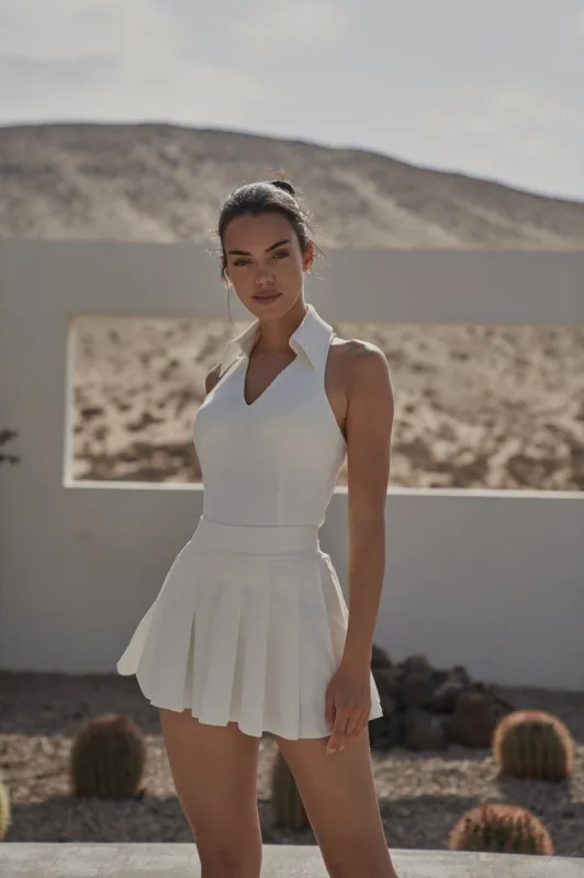 Sleeveless Polo Skirt Set sold by WISKII Active