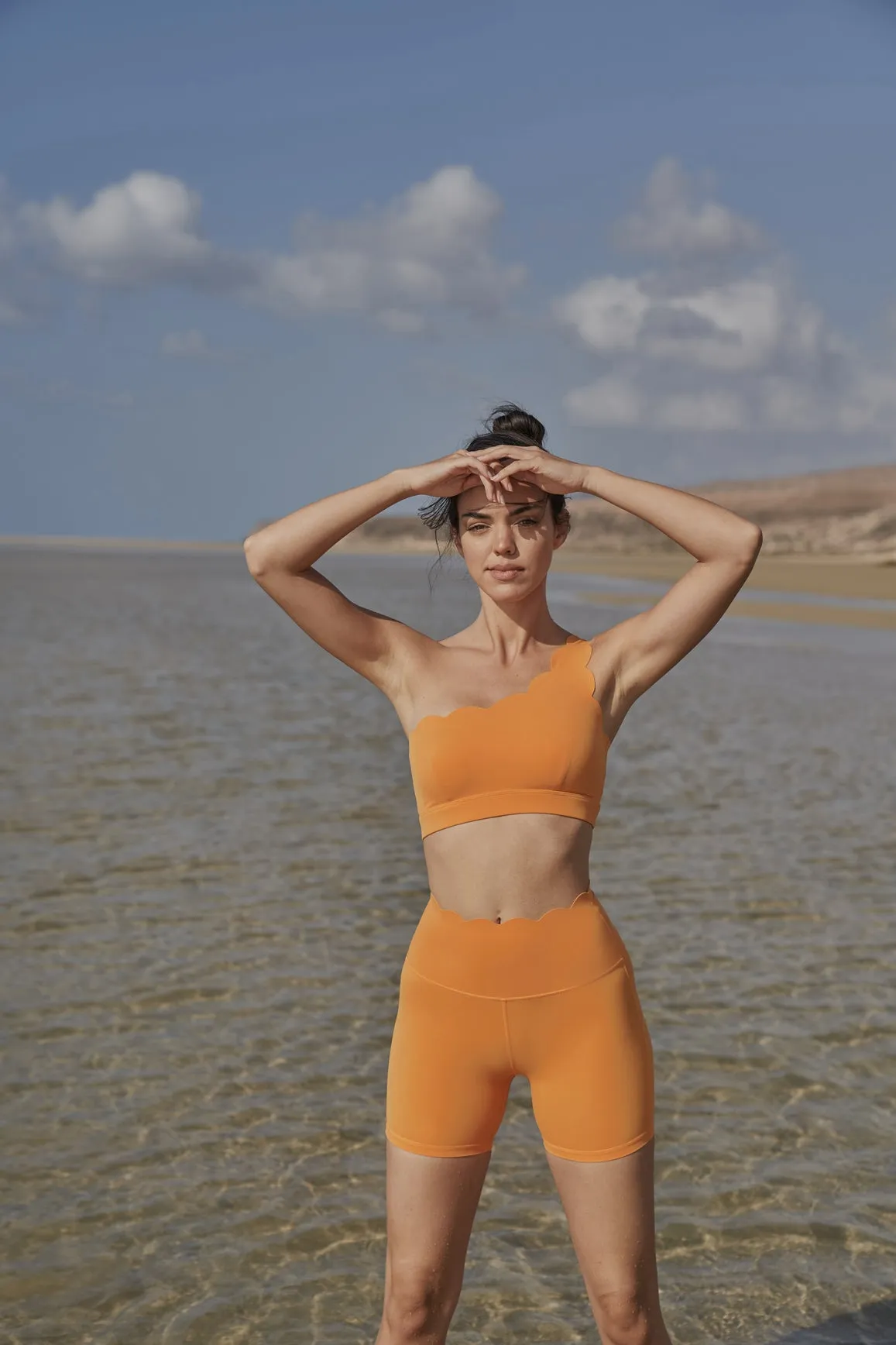 Dynamic One Shoulder Sports Bra sold by WISKII Active product image thumbnail 4