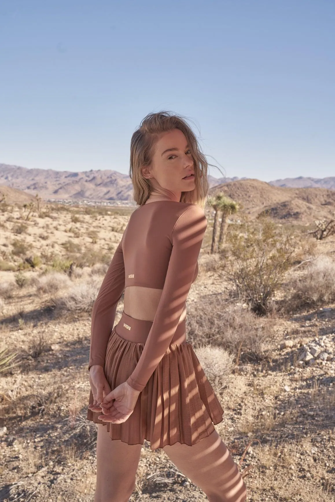 WISKII Pleated Skirt sold by WISKII Active product image thumbnail 2