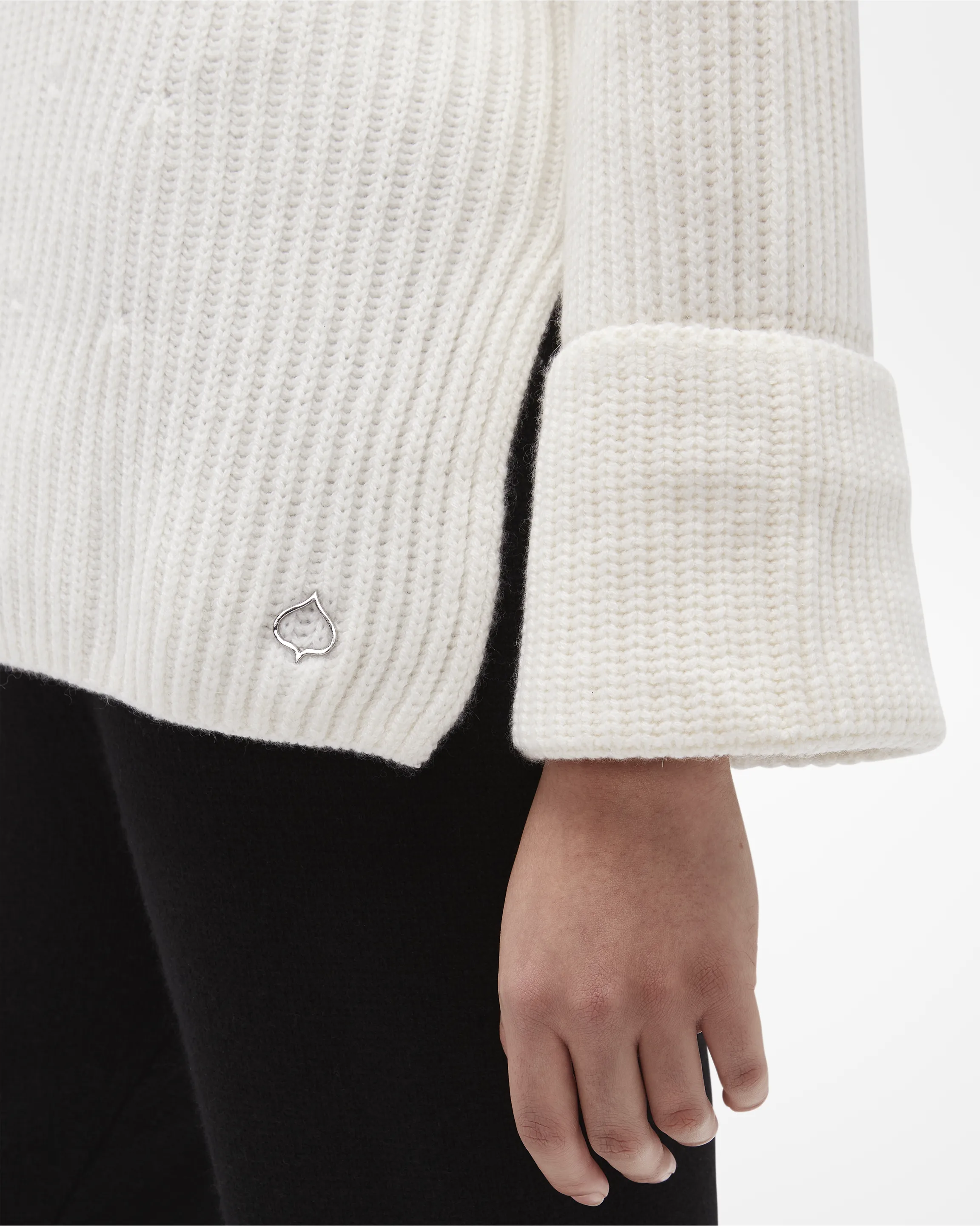 Cashmere Funnel Neck Sweater sold by ASPENX product image thumbnail 4