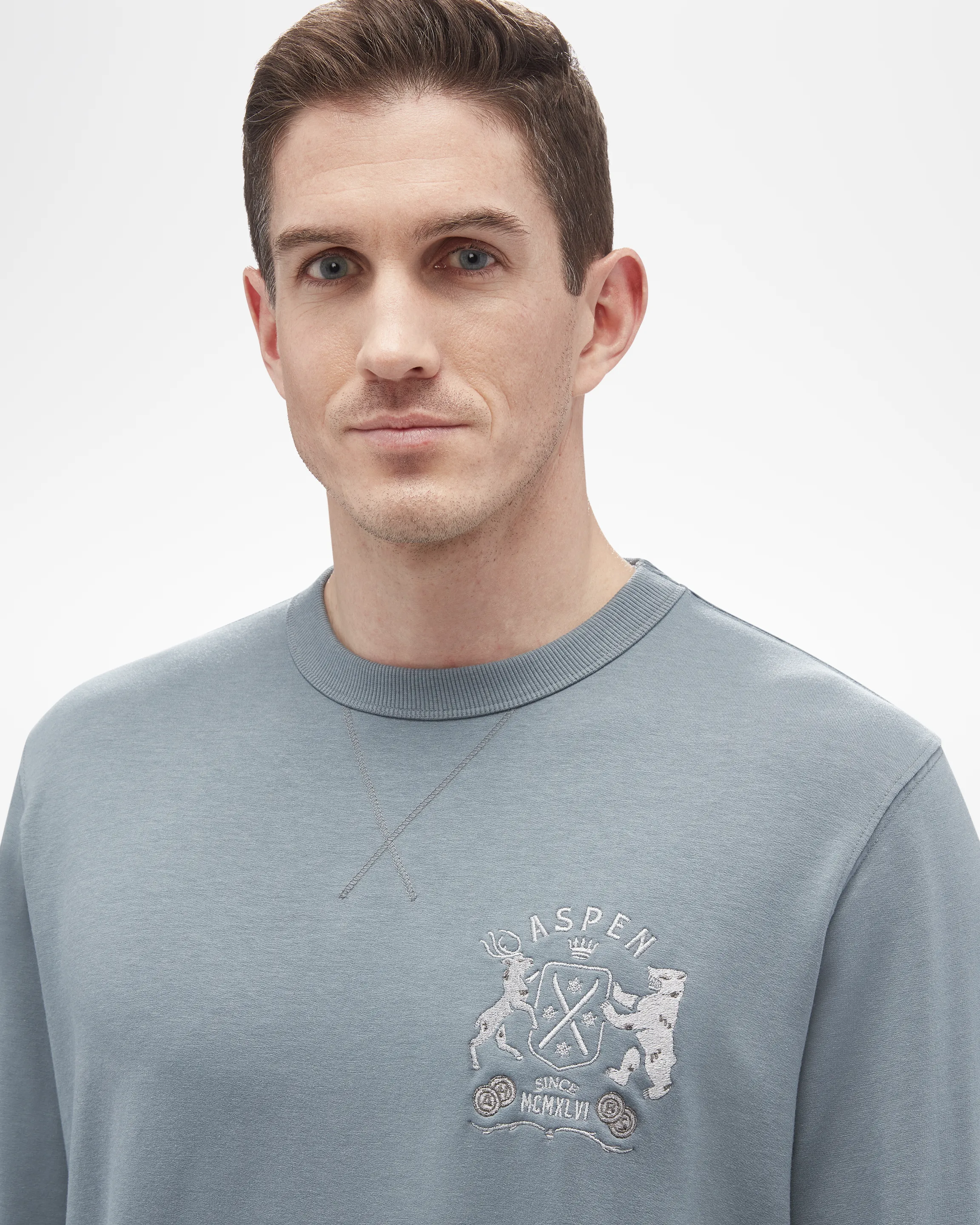 Varsity Men's Crew Sweatshirt sold by ASPENX product image thumbnail 4