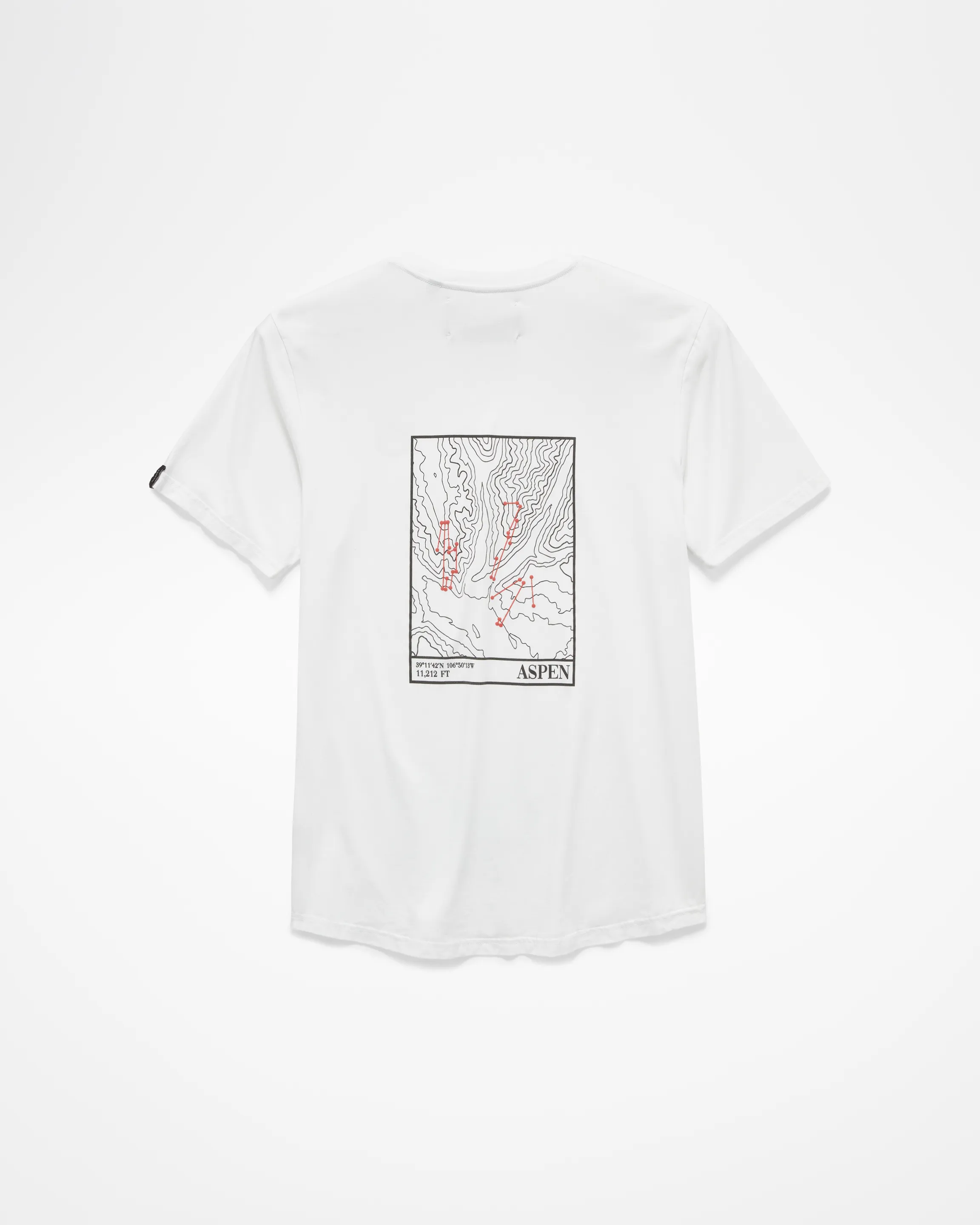 Aspen Topo Map Tee sold by ASPENX product image thumbnail 3
