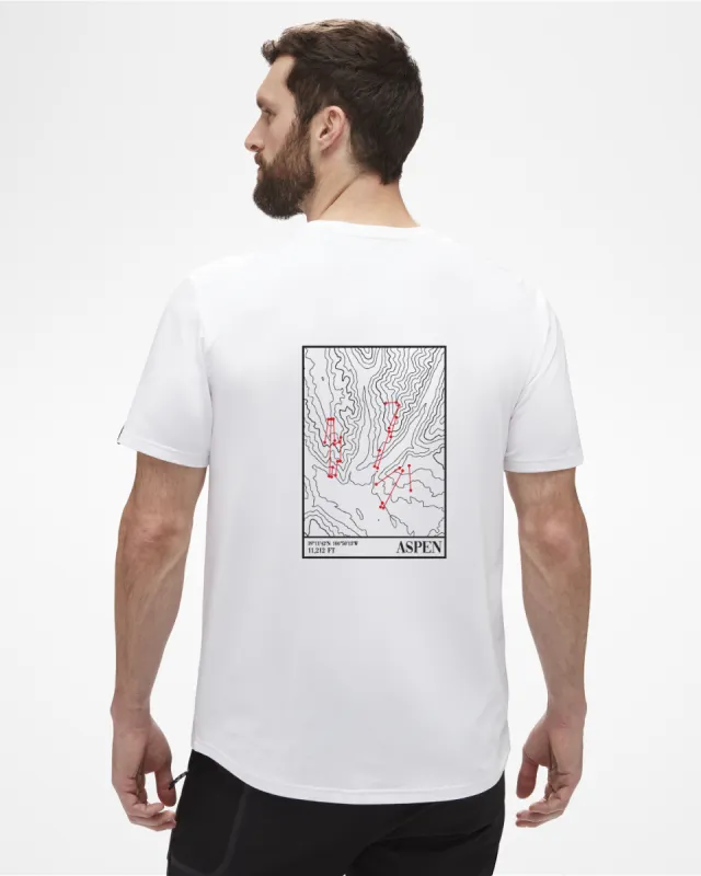 Aspen Topo Map Tee sold by ASPENX