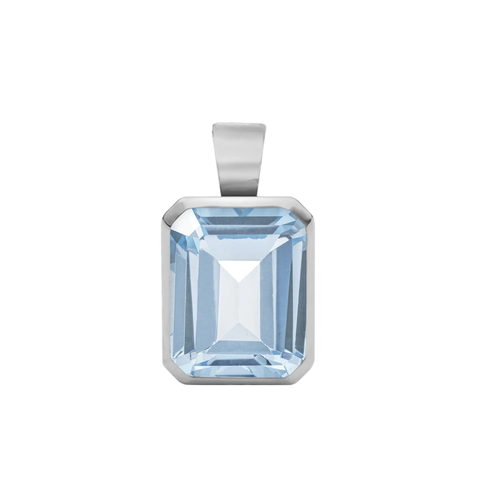 Warren Aquamarine Pendant in 14k Gold (March) sold by Haverhill product image thumbnail 5